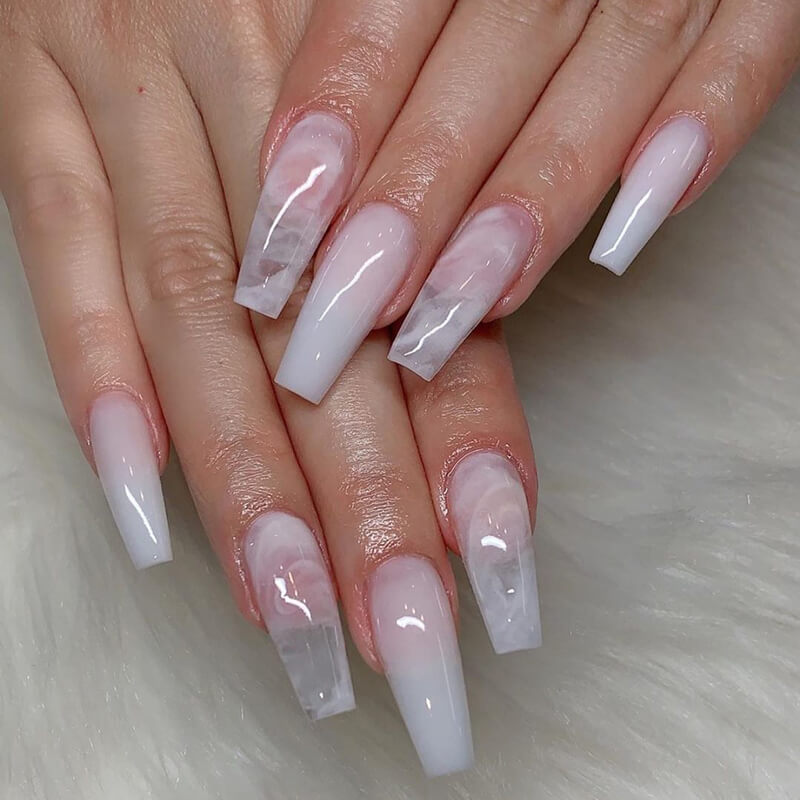 Acrylic Ombre Nails Full Set